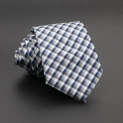 Nova kravata od jacquard tkanine za muškarce Klasične karirane kravate Poliesterska kravata Vjenčanje Poslovna zabava Formalna odijela Dodaci za kravate