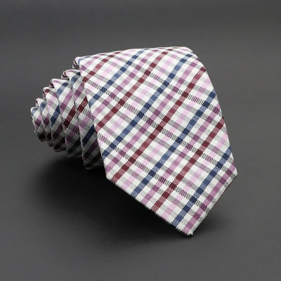 Nova kravata od jacquard tkanine za muškarce Klasične karirane kravate Poliesterska kravata Vjenčanje Poslovna zabava Formalna odijela Dodaci za kravate