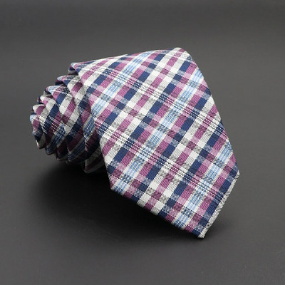 Nova kravata od jacquard tkanine za muškarce Klasične karirane kravate Poliesterska kravata Vjenčanje Poslovna zabava Formalna odijela Dodaci za kravate