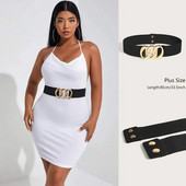 Ženski remen Rastezljivi Uski Elastični Široki Ceinture Korzet Vezati Zamotani Struk Meka Vintage Femme Crvena Crna Plava haljina Remen Dodaci