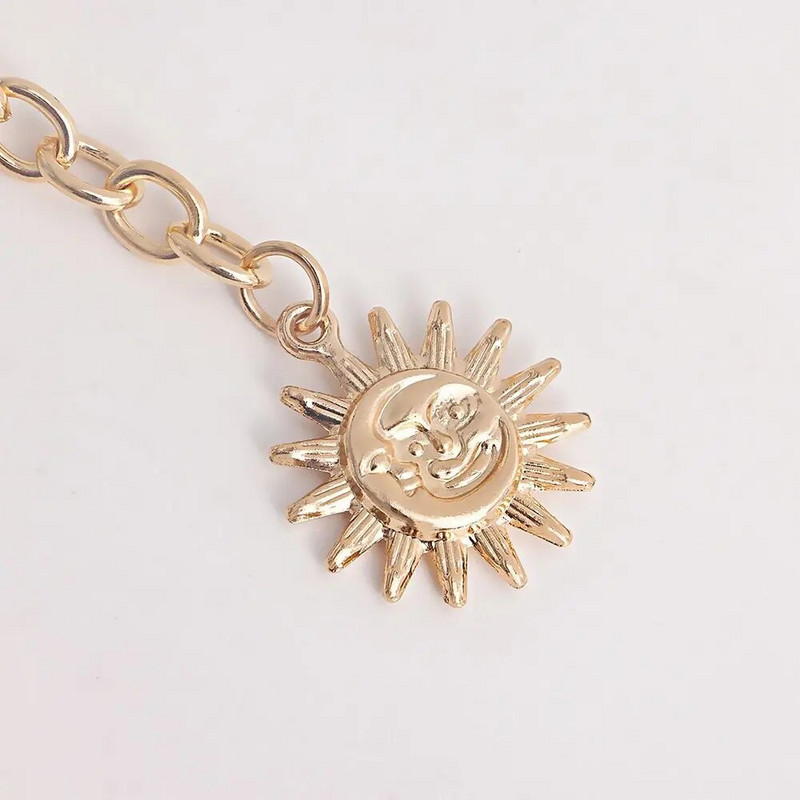 Sieviešu vintage, universāla hiphopa stila panku vidukļa ķēdes kleita, sieviešu jostas, saules jostasvieta