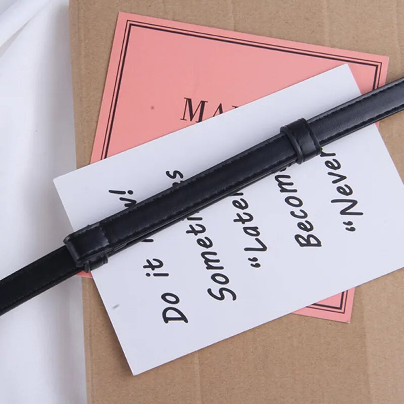 Plānas retro zelta sprādzes regulējamas sieviešu jostas Pu ādas modes savvaļas šaura kleita džinsi dekoratīvas siksnas jostasvietas