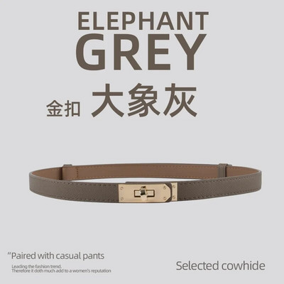 Luksuzni brend Kožni ženski remen za struk Dizajner Ženska haljina za zabavu od kravlje kože Remen s čvorovima Zlatna legura Kopča Traperice Ženski dar