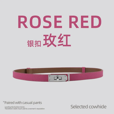 Luksuzni brend Kožni ženski remen za struk Dizajner Ženska haljina za zabavu od kravlje kože Remen s čvorovima Zlatna legura Kopča Traperice Ženski dar