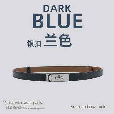 Luksuzni brend Kožni ženski remen za struk Dizajner Ženska haljina za zabavu od kravlje kože Remen s čvorovima Zlatna legura Kopča Traperice Ženski dar