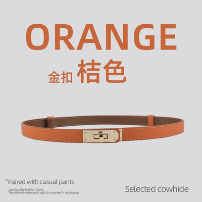 Luksuzni brend Kožni ženski remen za struk Dizajner Ženska haljina za zabavu od kravlje kože Remen s čvorovima Zlatna legura Kopča Traperice Ženski dar