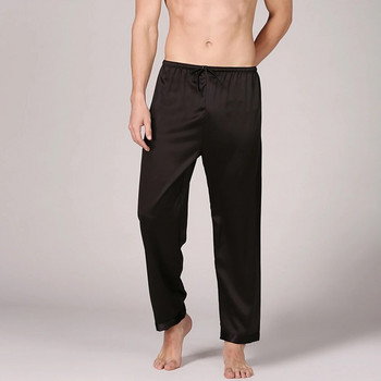 Мъжки пижамни панталони с петна, плътни големи размери Pijama Hombre, свободни панталони, удобни, тънки, меки домашни дрехи, дишащи долнища за сън