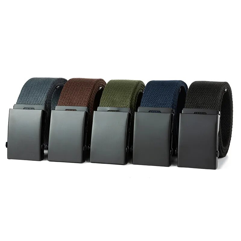 Novi muški remen Novi modni uniseks vojni taktički remen za traperice muški ležerni luksuzni platneni pojas od 3,8 cm Ceinture Femme