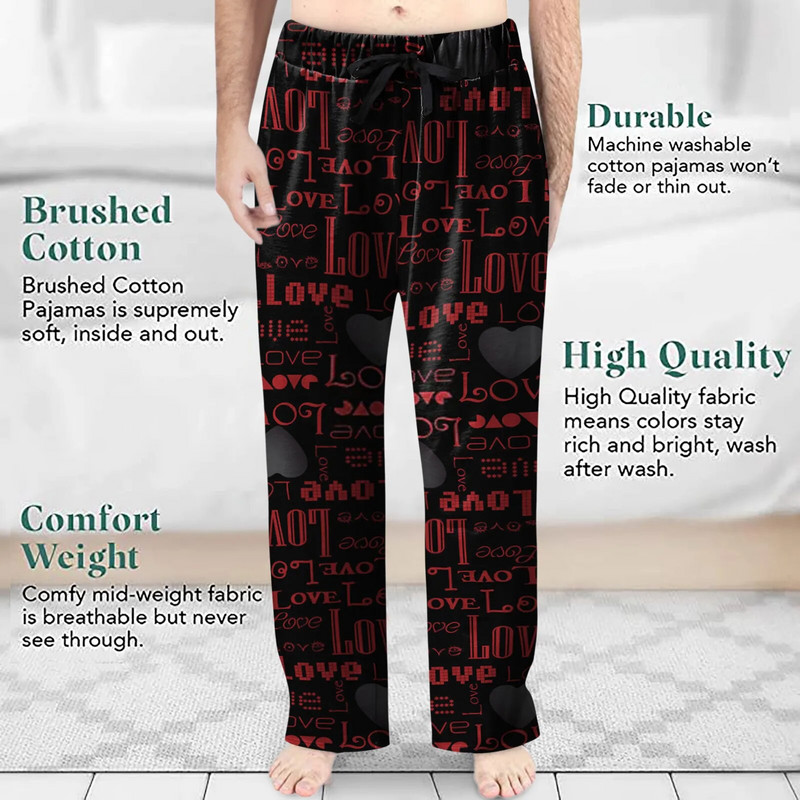 Ležerne hlače mogu se nositi kod kuće izvan pidžame Modne čipkane be proljetne karirane pamučne muške muške hlače