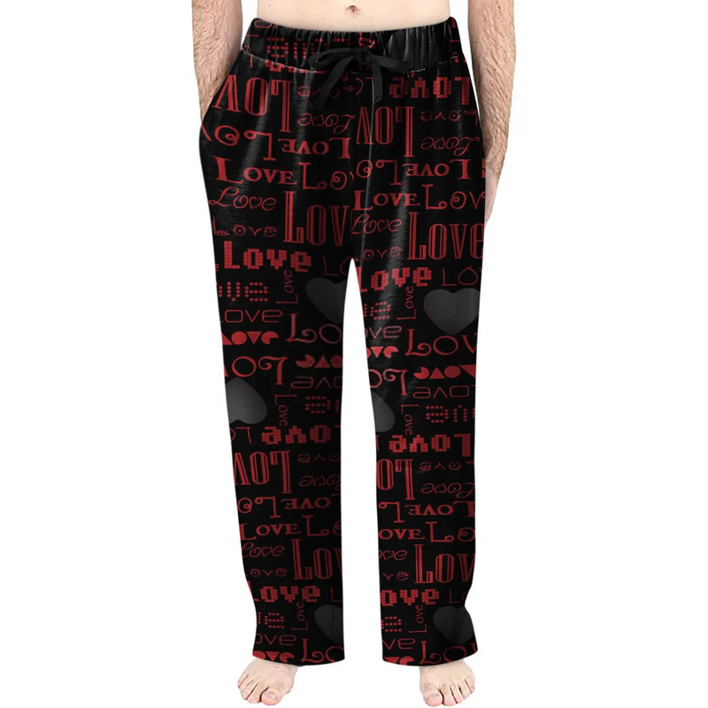 Ležerne hlače mogu se nositi kod kuće izvan pidžame Modne čipkane be proljetne karirane pamučne muške muške hlače