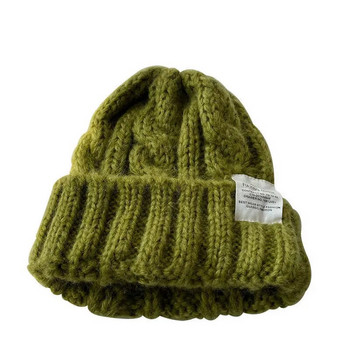 Νέο γυναικείο χειμερινό καπέλο 2023 Beanie καπέλα για γυναίκες πλεκτό καπάκι Μόδα ζεστό μαλλί Ζευγάρι καπέλο γυναικείο καπό