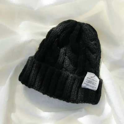 Nova ženska zimska kapa 2023. Šeširi s kapom za žene Pletena kapa Modna topla vunena kapa za par Ženska zimska uvijena ženska kapa