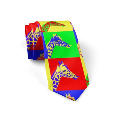Cravate bărbați Imprimeu animal colorat 8 cm Cravate subțiri Accesorii pentru cămașă Îmbrăcăminte zilnică Cravată Cadou pentru petrecere de nuntă Cravate pentru bărbați