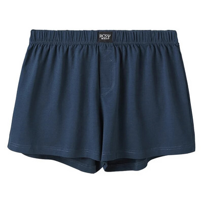 Nove tanke muške kratke hlače za spavanje Ležerne osnovne kućne pidžame Kratke hlače Muške pamučne široke gaće Rastezljive debele bokserice veće veličine