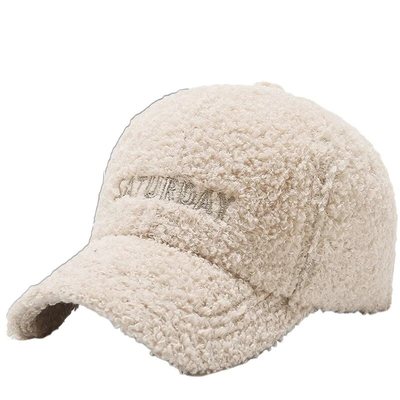 2023 Nova ženska topla jesen-zima šešir od janjeće dlake Ženska patka kapa Bejzbol kapa Ženska modna modna ležerna kapa