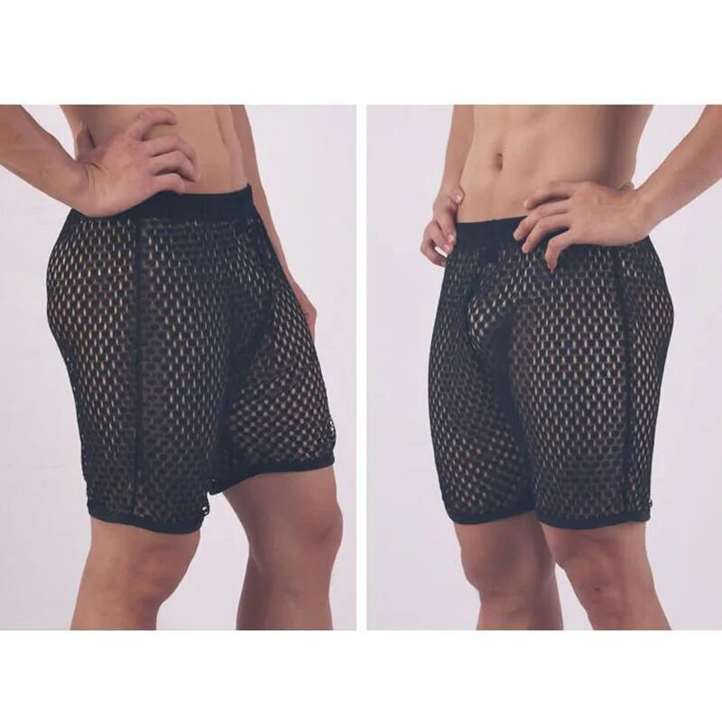 KWAN.Z pidžamas vīrieši redz cauri pidžamas homme dobās naktsveļas brīvas pidžamas īsās vīriešu pidžamas masculino apakšveļa vīriešu atpūtas telpa