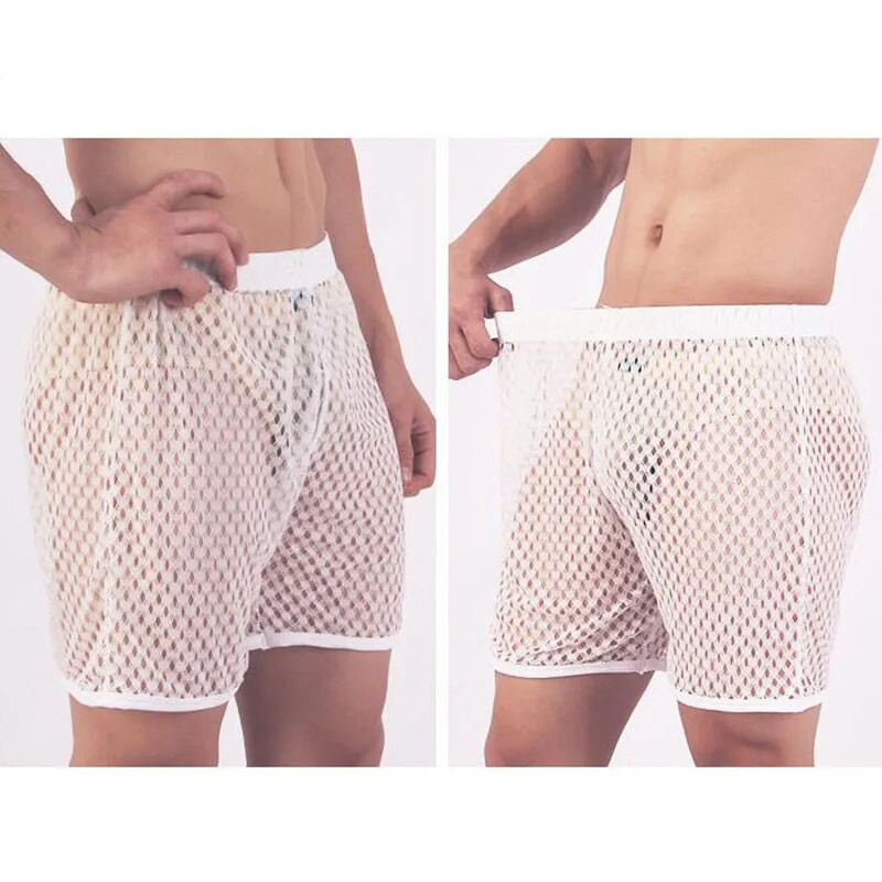 KWAN.Z pidžamas vīrieši redz cauri pidžamas homme dobās naktsveļas brīvas pidžamas īsās vīriešu pidžamas masculino apakšveļa vīriešu atpūtas telpa