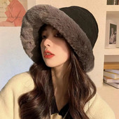 Mīksta ziemas kausa cepure Plīša salokāma, sabiezināta āra silta, vēja necaurlaidīga zvejnieka cepure sievietēm