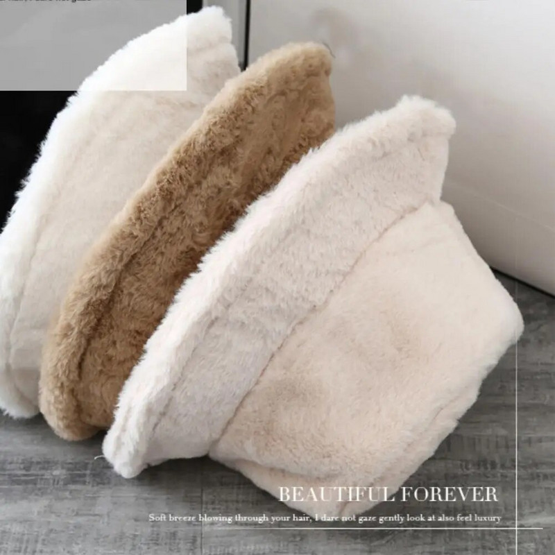 Sieviešu populāra divpusēja aukstumizturīga zvejnieka cepure, salda sieviešu cepure, kas atbilst visiem modes aksesuāriem