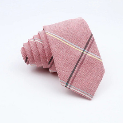 Pamut kockás nyakkendők férfiaknak női alkalmi rózsaszín, zöld vőlegény nyakkendő esküvőre fiúknak lányok öltönyök nyakkendő vékony nyakkendő Gravatas