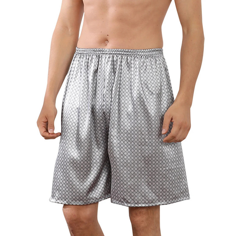 2022. gada vasaras vīriešu pidžamas bikses ar apdruku, ikdienas taisni elastīgi vidukļa šorti, ērti, forši guļambikses šorti vīriešiem noliktavā