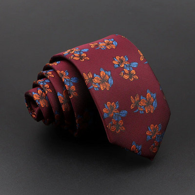 Jauna vīriešu klasiska luksusa kaklasaite Rozā sarkana zila ziedu ziedu žakarda kaklasaite biznesam kāzu uzvalka kleita aksesuārs Gravatas dāvana