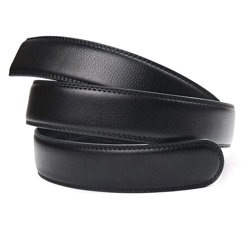 No Buckle Designer Ανδρικές Ζώνες Σώμα 3,5cm Πλάτος Ultralight Fiber Υψηλής Ποιότητας Ανδρικά Αξεσουάρ Επισκευής Αυτόματης Ανδρικής Ζώνης 110-170cm