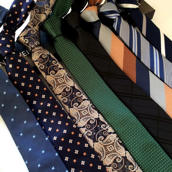 Υψηλής ποιότητας Νέα 6 εκ. Κόκκινη ριγέ γραβάτα στο λαιμό Δώρα γάμου Floral Gravata Λεπτές γραβάτες για άνδρες Γραβάτες Dot Man Αξεσουάρ Δώρο