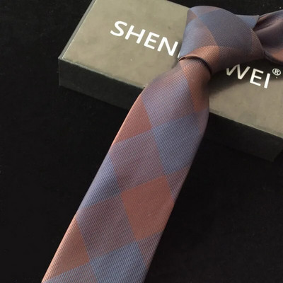 Visokokvalitetna nova 6CM crvena prugasta kravata Vjenčani darovi Floral Gravata Tanke kravate za muškarce Kravate Dot Man Accessories Poklon