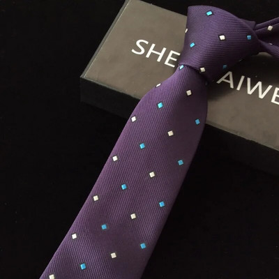 Visokokvalitetna nova 6CM crvena prugasta kravata Vjenčani darovi Floral Gravata Tanke kravate za muškarce Kravate Dot Man Accessories Poklon