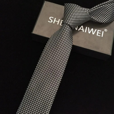 Visokokvalitetna nova 6CM crvena prugasta kravata Vjenčani darovi Floral Gravata Tanke kravate za muškarce Kravate Dot Man Accessories Poklon