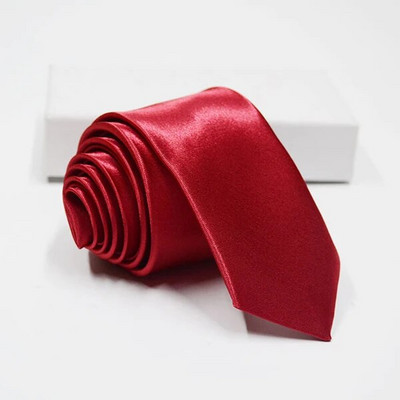 HUISHI lips meestele 38 ühevärviline õhuke lips, polüester kitsas kaelarihmapunane sinine pidulik pidulik lips Moodne igapäevase särgi aksessuaar