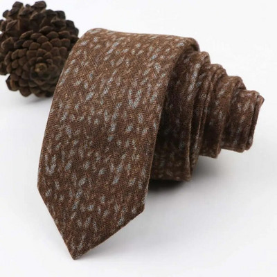 Vintage, mekana vunena pamučna kravata, karirana prugasta muška 6 cm uska kravata, tanka crveno plava odijelo za slobodno vrijeme, smoking, muški poklon, dodatak za košulju