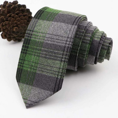 Vintage, mekana vunena pamučna kravata, karirana prugasta muška 6 cm uska kravata, tanka crveno plava odijelo za slobodno vrijeme, smoking, muški poklon, dodatak za košulju