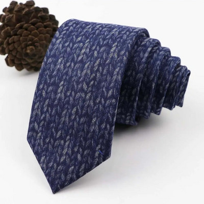 Vintage, mekana vunena pamučna kravata, karirana prugasta muška 6 cm uska kravata, tanka crveno plava odijelo za slobodno vrijeme, smoking, muški poklon, dodatak za košulju