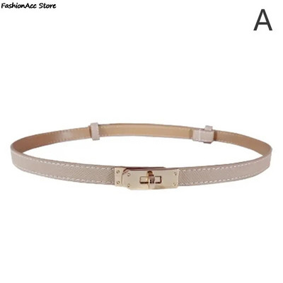 PU tanki remen Ženski modni ležerni dodaci Luksuzni dizajnerski pojas Korejski korzet Podesiva metalna kopča