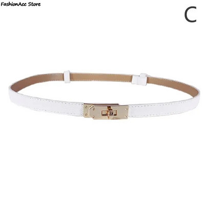PU tanki remen Ženski modni ležerni dodaci Luksuzni dizajnerski pojas Korejski korzet Podesiva metalna kopča