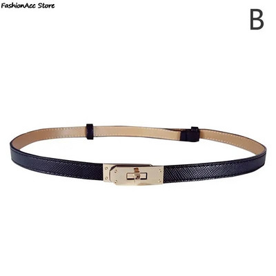 PU tanki remen Ženski modni ležerni dodaci Luksuzni dizajnerski pojas Korejski korzet Podesiva metalna kopča