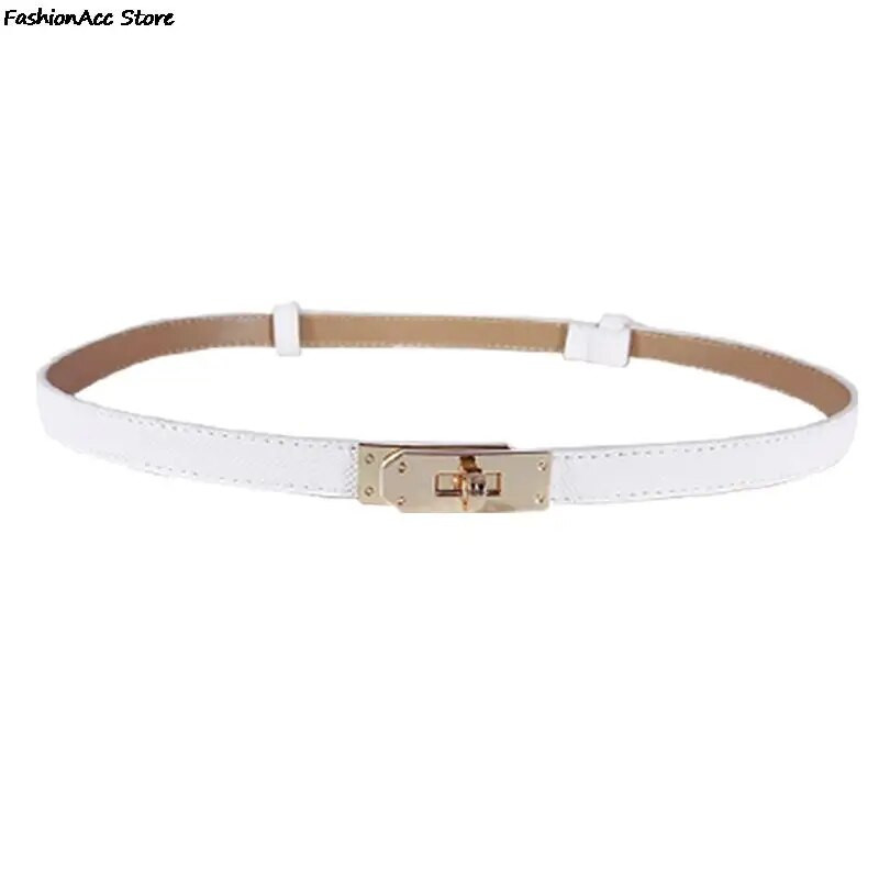 PU tanki remen Ženski modni ležerni dodaci Luksuzni dizajnerski pojas Korejski korzet Podesiva metalna kopča