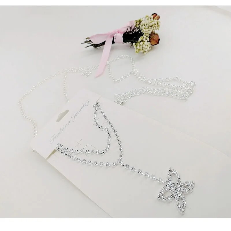 Sieviešu modes josta, gurni ar augstu vidukli Zelta sudraba šaura metāla ķēde kuplas bārkstis kristāla dimanta vidukļa ķēde