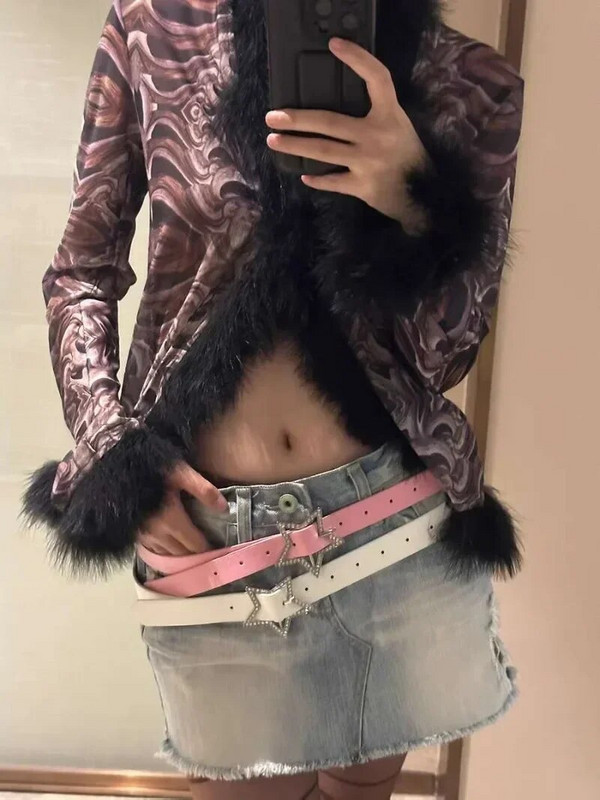 Y2K zvjezdani remen s kopčom, ružičasti kožni elastični uvez, ukrašeni pojas, svjetlucavi kamenčići, retro dodaci za mladenku