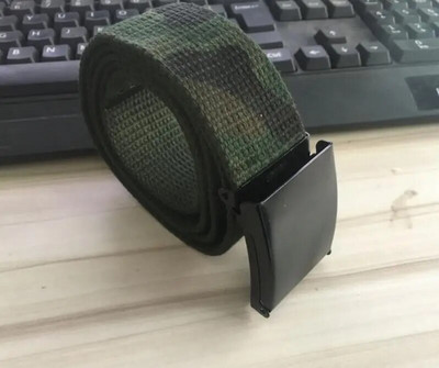 Novi muški remen Novi modni uniseks vojni taktički remen za traperice muški ležerni luksuzni platneni pojas od 3,8 cm Ceinture Femme