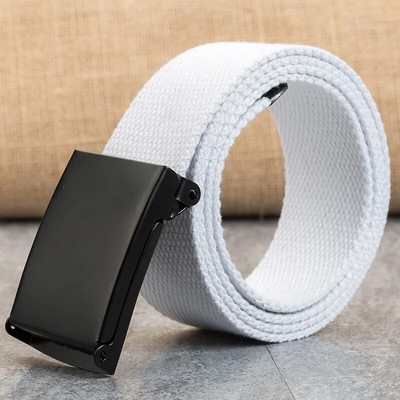 Novi muški remen Novi modni uniseks vojni taktički remen za traperice muški ležerni luksuzni platneni pojas od 3,8 cm Ceinture Femme