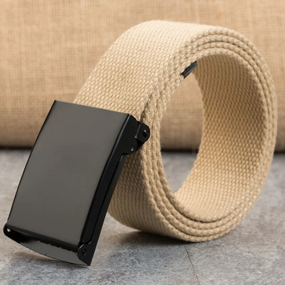 Novi muški remen Novi modni uniseks vojni taktički remen za traperice muški ležerni luksuzni platneni pojas od 3,8 cm Ceinture Femme