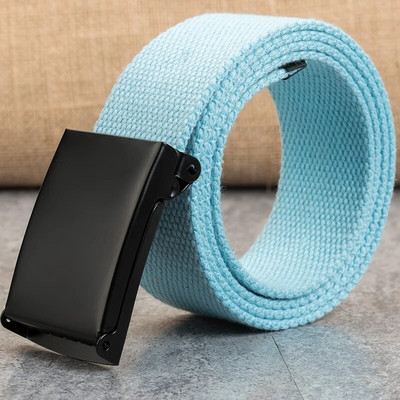 Novi muški remen Novi modni uniseks vojni taktički remen za traperice muški ležerni luksuzni platneni pojas od 3,8 cm Ceinture Femme