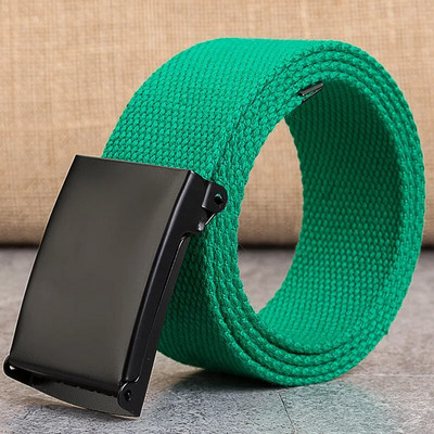 Novi muški remen Novi modni uniseks vojni taktički remen za traperice muški ležerni luksuzni platneni pojas od 3,8 cm Ceinture Femme