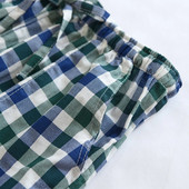 2022. gada jaunas garās bikses pidžamas, brīvi pieguļošas vīriešu pidžamas bikses, rūtainas guļamveļas, taisnas bikses, piesietas biksītes, elpojošas