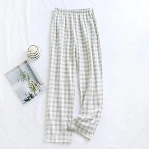 Muške pamučne karirane pidžame hlače Tanke labave velike veličine Kućne hlače za slobodno vrijeme Proljetne i jesenske donji dijelovi za spavanje Muška ležerna odjeća za spavanje