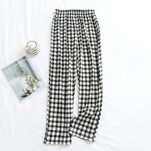 Muške pamučne karirane pidžame hlače Tanke labave velike veličine Kućne hlače za slobodno vrijeme Proljetne i jesenske donji dijelovi za spavanje Muška ležerna odjeća za spavanje