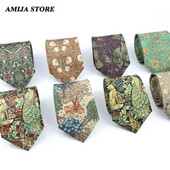 Vintage svilene kravate Muška modna 8 cm cvjetna cvjetna kravata za muškarce Vjenčanje Poslovni sastanak Gravata Kravata s mekim printom Pokloni za vjenčanje